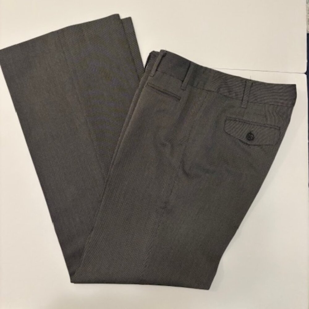 Ann Taylor Loft Black Marisa Flared Leg Mid Rise Pants EUC